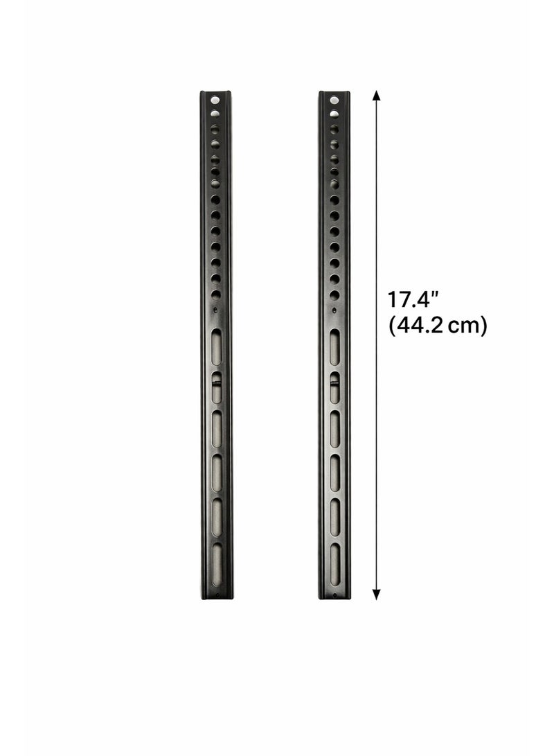 هوم كير حامل جداري متحرك بالكامل للتلفزيونات من هوم كير، مناسب لأجهزة التلفزيون من 32 إلى 75 بوصة - قابل للدوران والإمالة والتمديد - أسود - Image 3